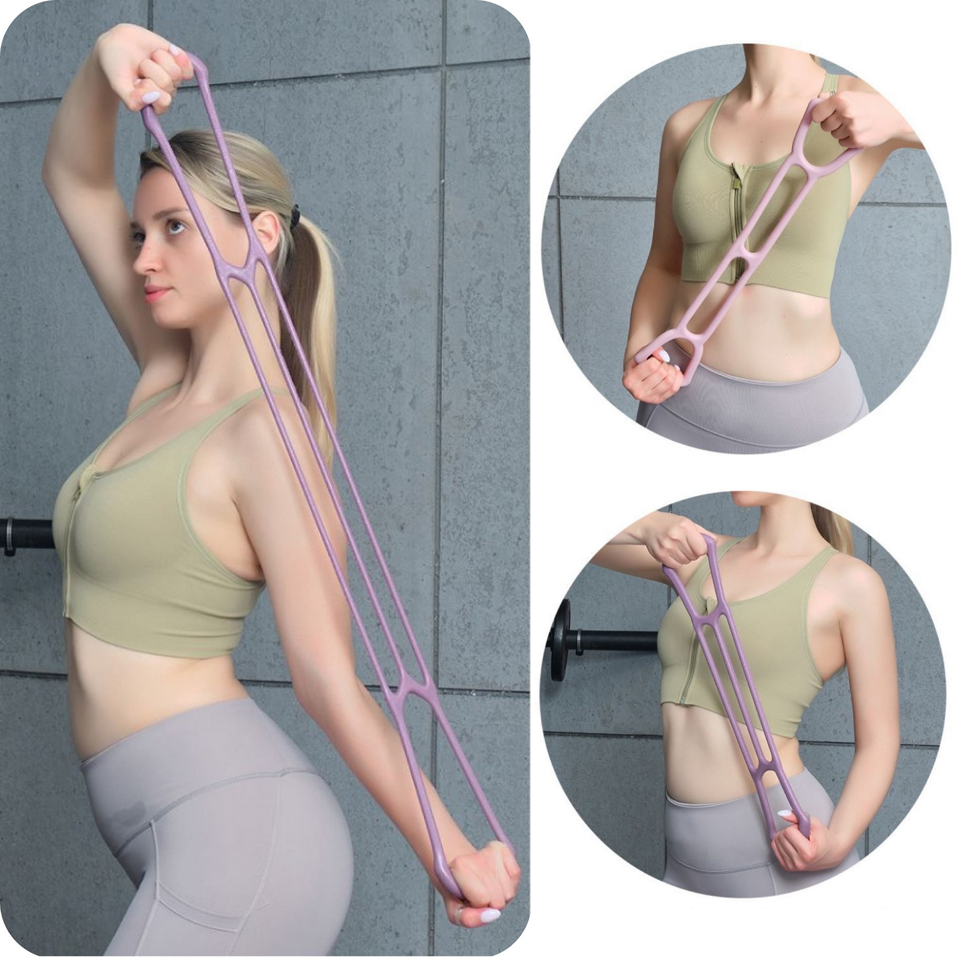 Miniatura 2 de Banda Elástica Femenina Silicona Yoga